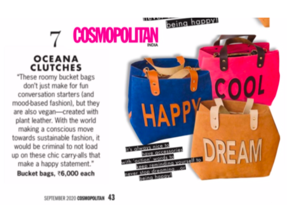 Oceana Clutches Named Cosmopolitan Editor's Pick!