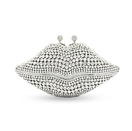 Lips Crystal Clutch