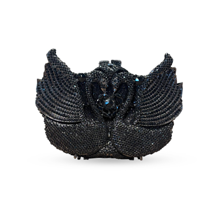 Swan Clutch - Black