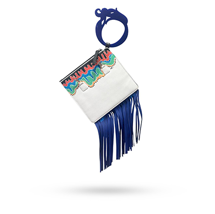 Printed Margarita Madness Square Wristlet (Keep Calm)