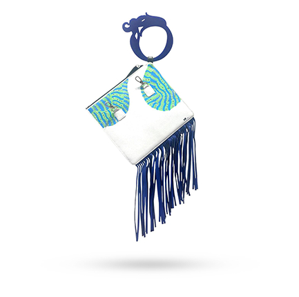 Printed Margarita Madness Square Wristlet (Girl Boss)