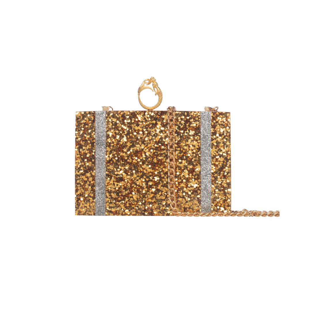 Sparkle Clutch - Gold