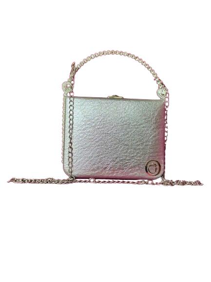 Silver Bag with crystal handle