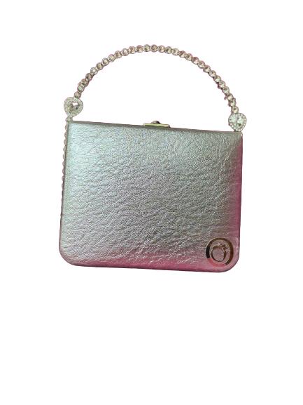 Silver Bag with crystal handle