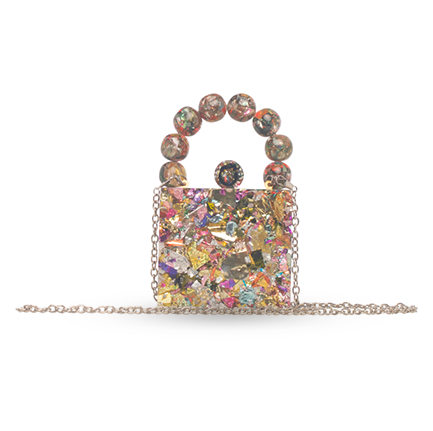 Confetti Beaded Minaudiere