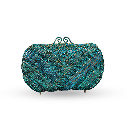 Green Crystal Clutch