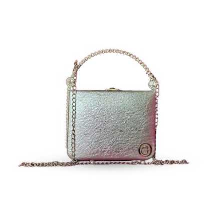 Silver Bag with crystal handle